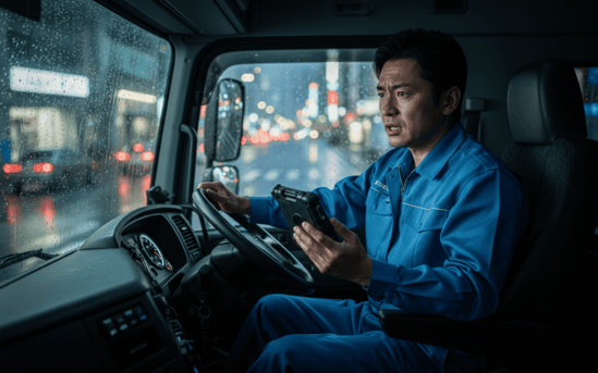 ドライバーの安否KV