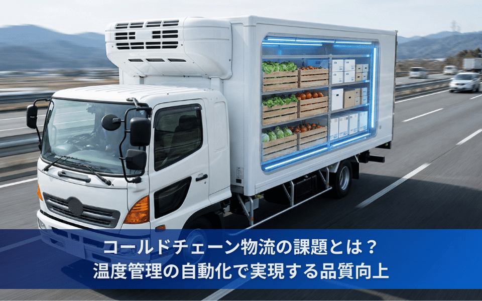 冷凍車による輸送のイメージ