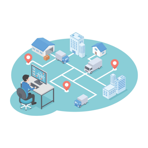 Jiot 物流トラッキングサービス - GPSで車両の動態管理と輸送品質を見える化